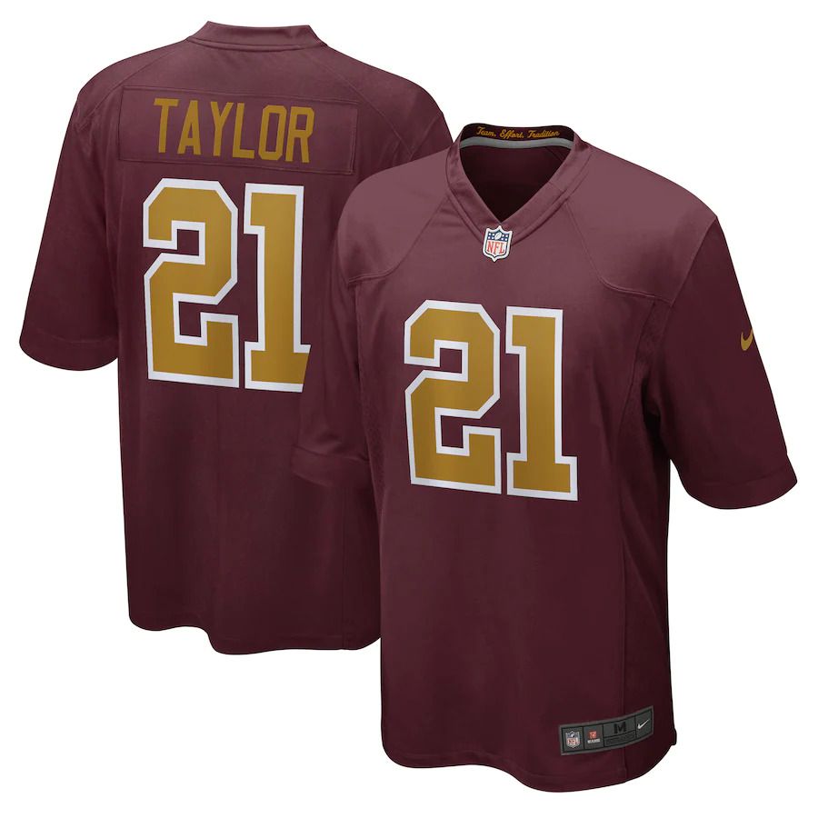 Men Washington Redskins #21 Sean Taylor Nike Burgundy Game Retired Player Alternate NFL Jersey->washington redskins->NFL Jersey